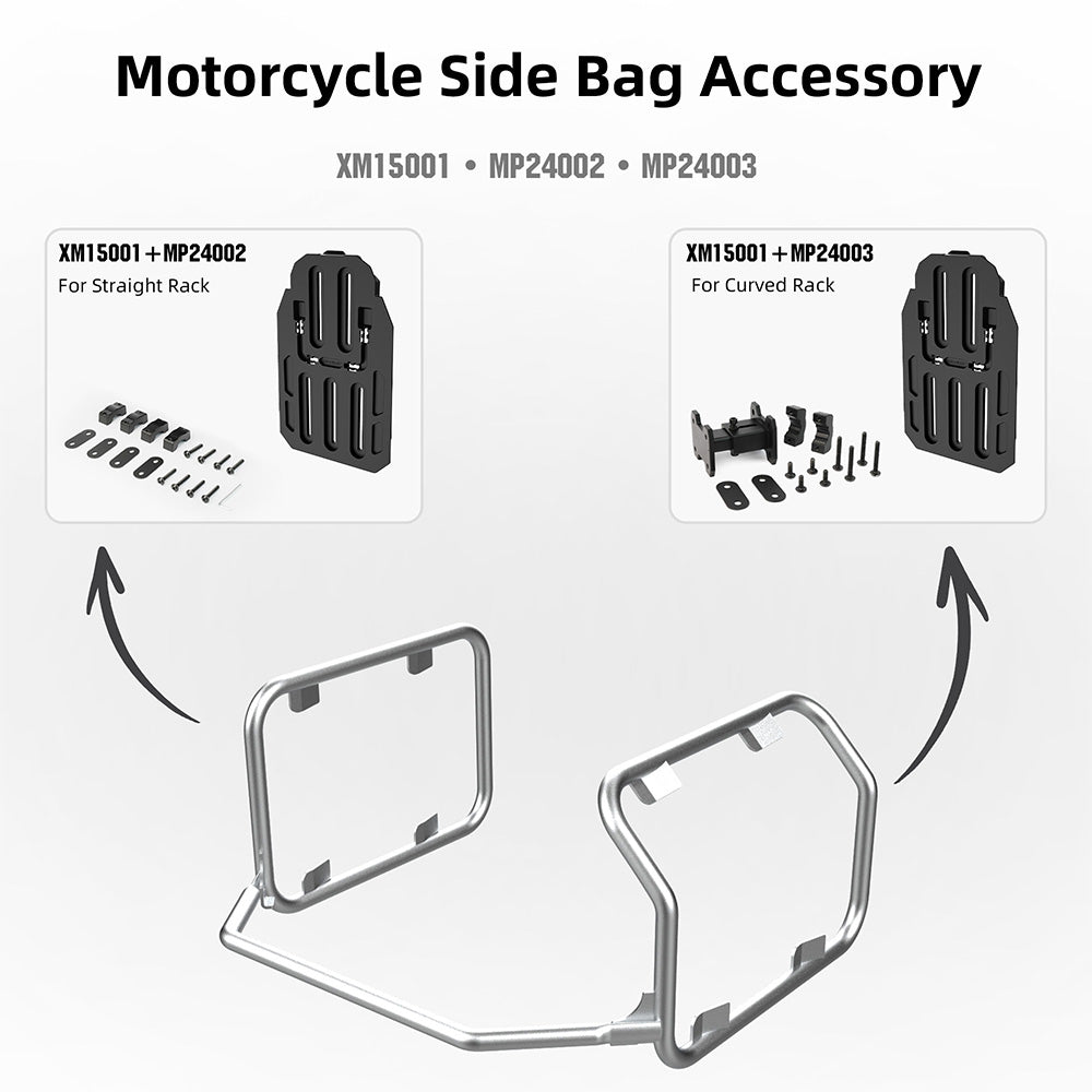 Alforja Lateral para Moto 35L - Desenganche Rápido Impermeable