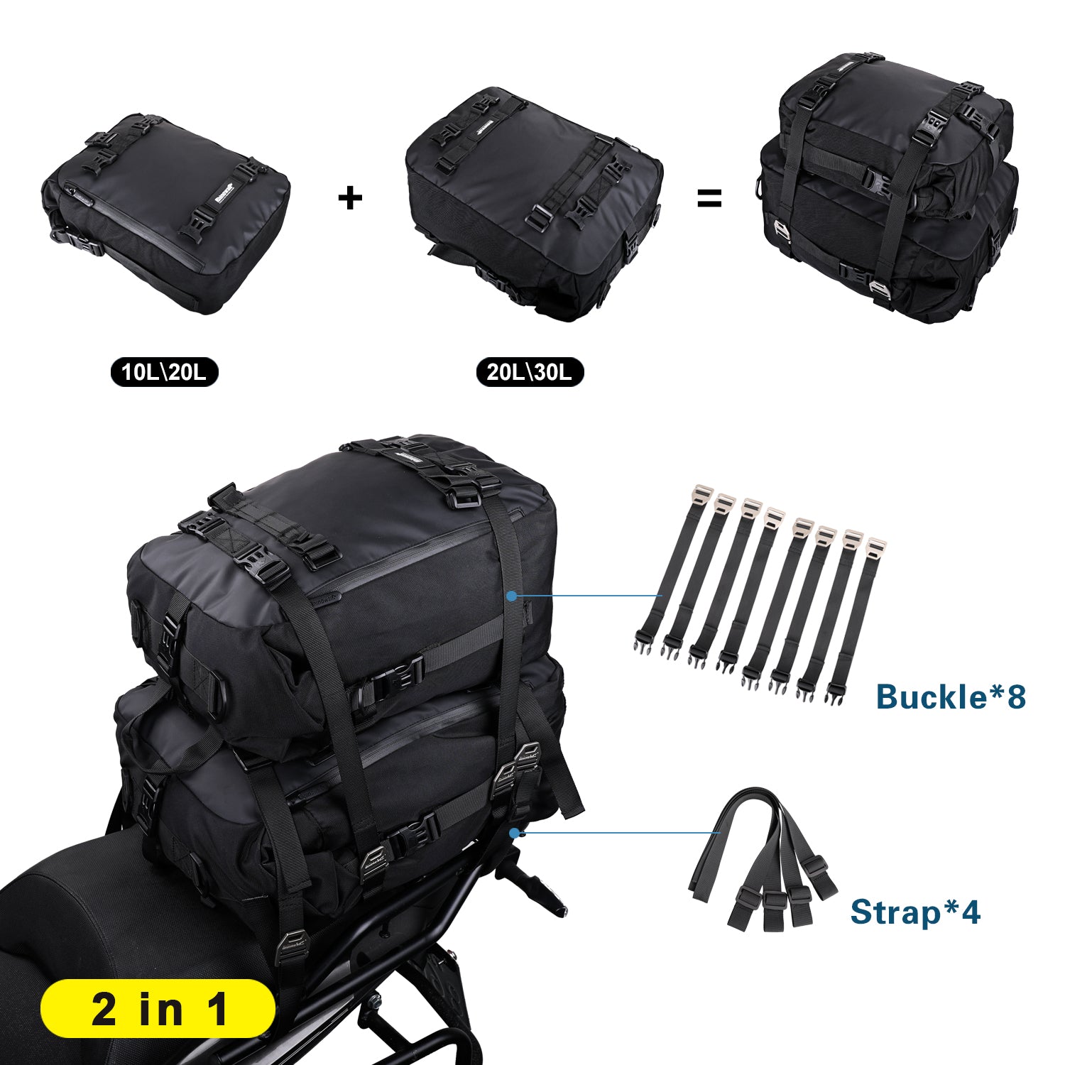 Bolso Cola para Moto 10 Litros - MT21610