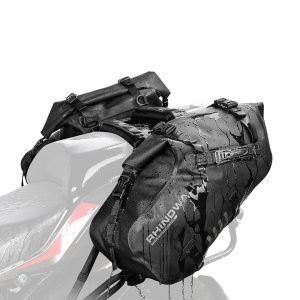 Alforjas Laterales Impermeables para Moto 18/28/48L - Par/Sin Portaequipajes