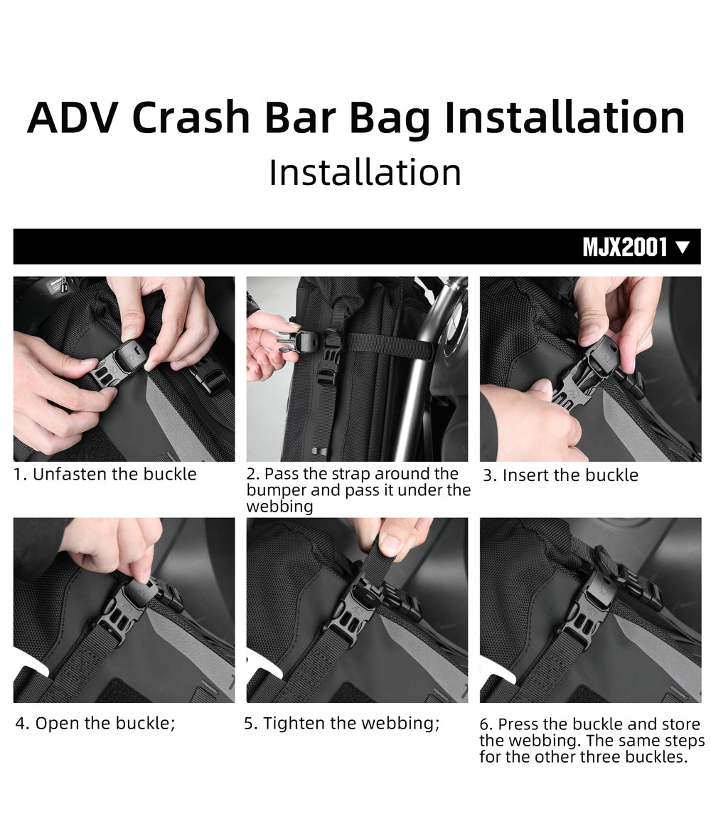 Bolso para Moto Impermeable 6L – Serie Mechanic