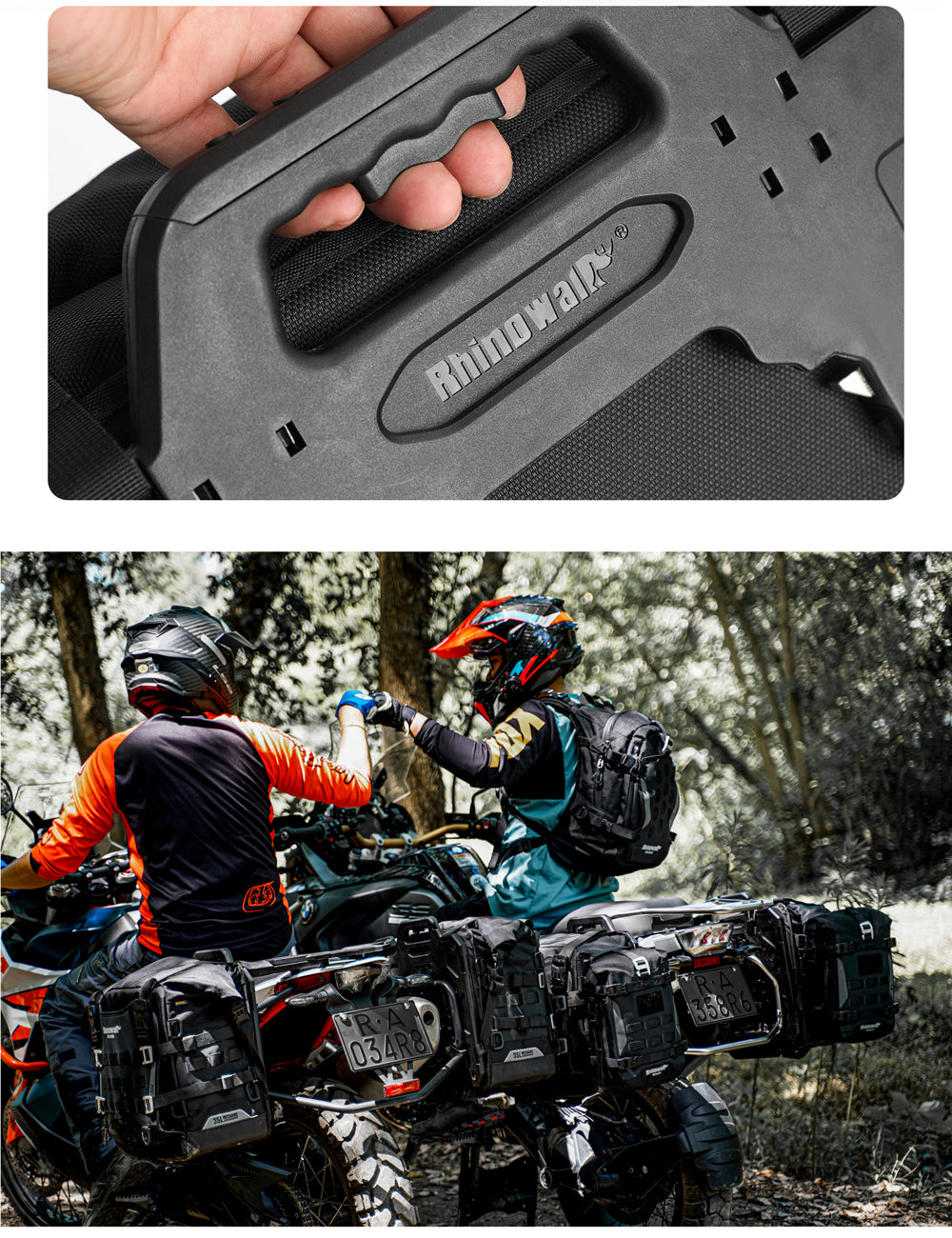 Alforja Lateral para Moto 35L - Desenganche Rápido Impermeable