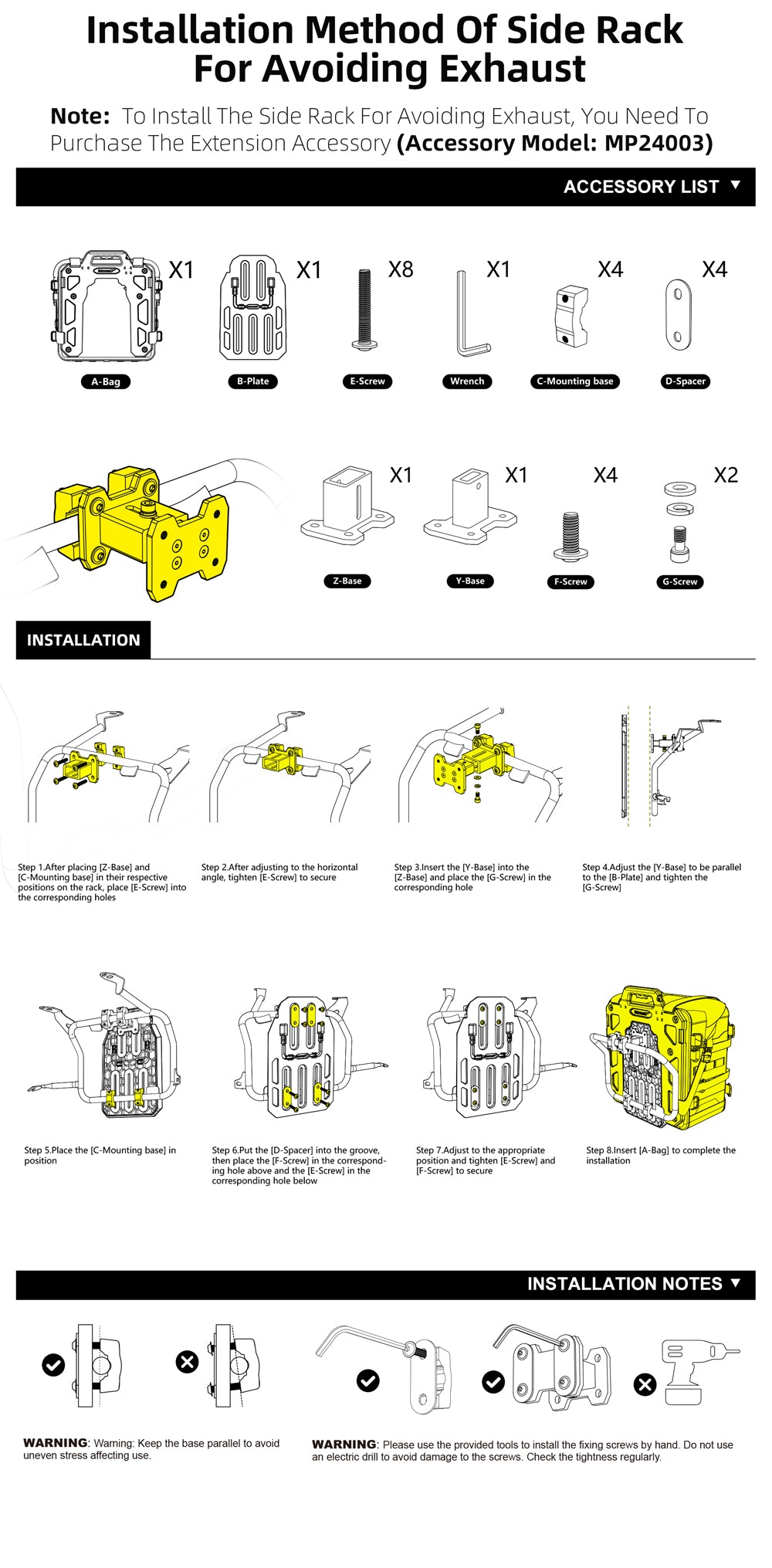 Alforja Lateral para Moto 35L - Desenganche Rápido Impermeable