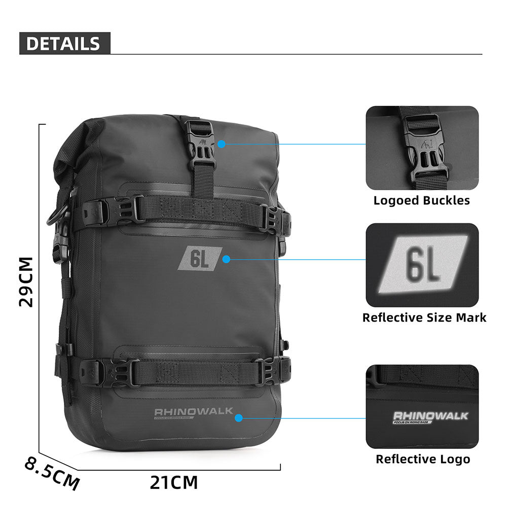 Bolso Impermeable para Caño de Protección 6L