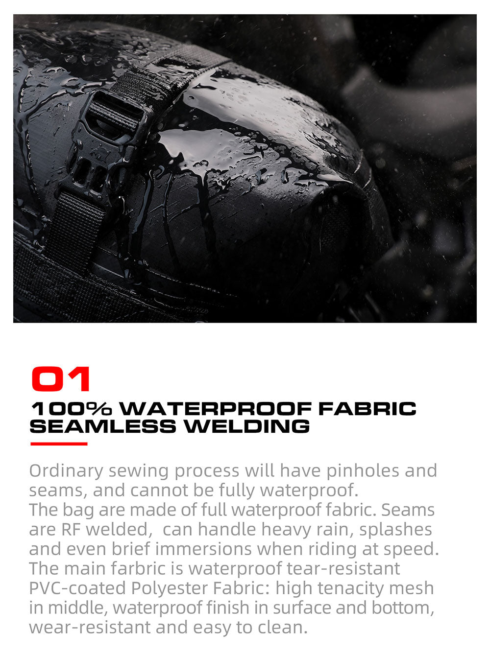 Bolso Impermeable para Caño de Protección 6L