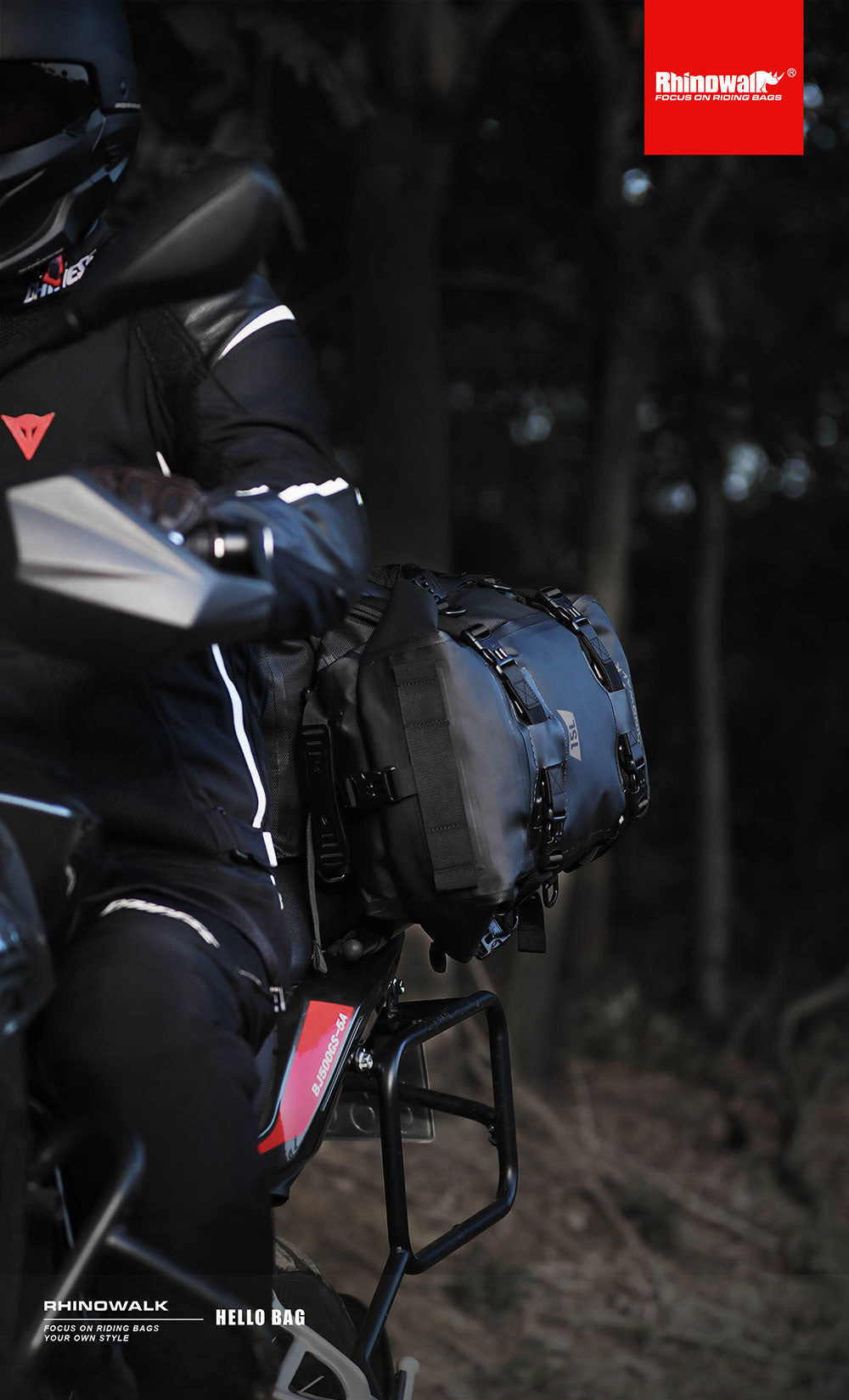 Juego de Bolsos Impermeables Modulares para Moto 8L/15L/30L