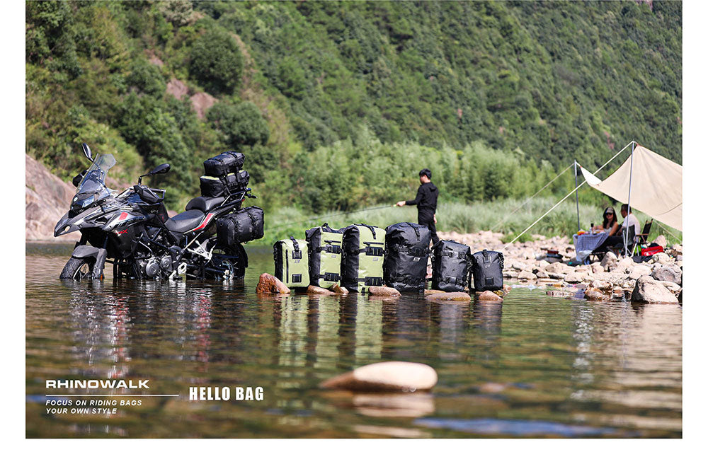 Juego de Bolsos Impermeables Modulares para Moto 8L/15L/30L