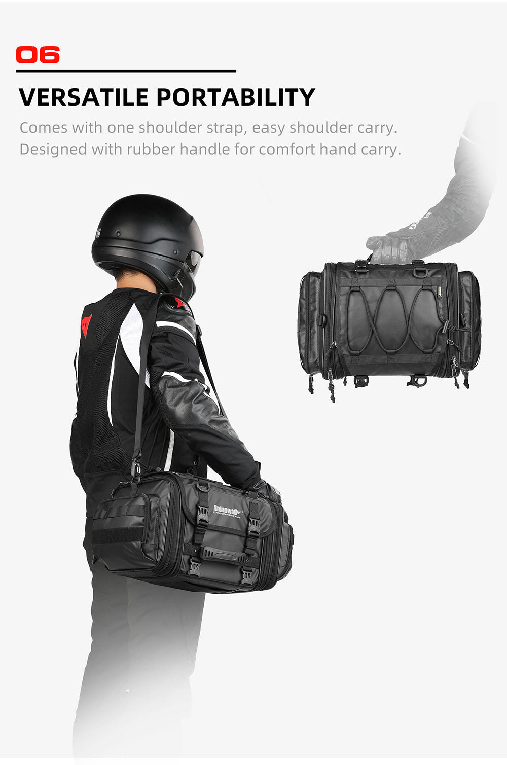 Bolso Cola para Moto 19-26L